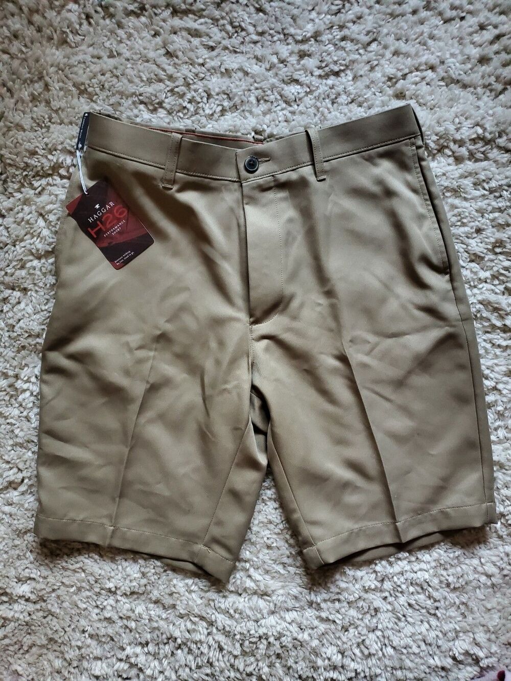 NEW! Haggar Khaki Men's Shorts Size 32